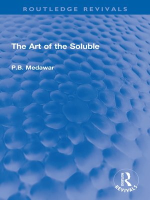 cover image of The Art of the Soluble